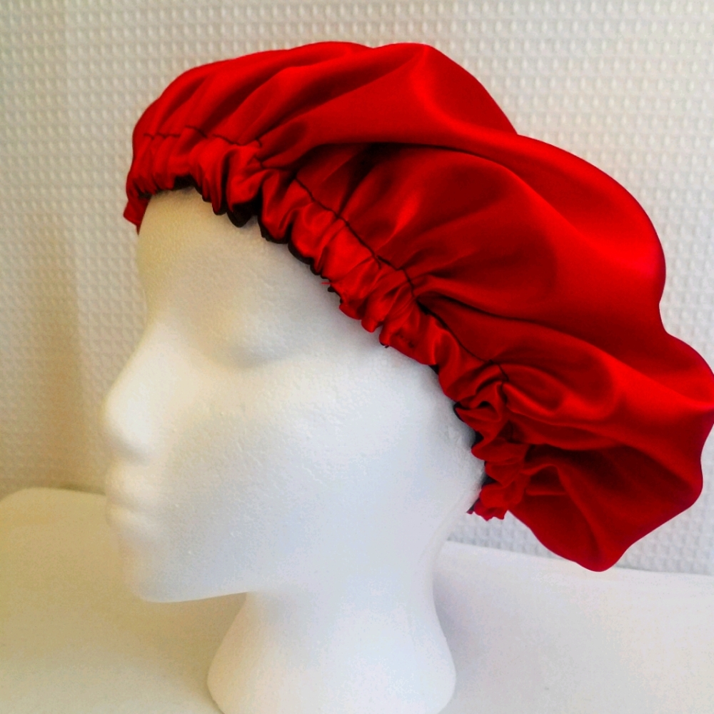 Satin reversabel bonnet - Picture 1 of 6